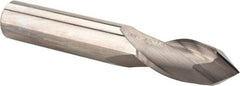 Melin Tool - 7/16" Diam, 1" LOC, 2 Flute, 90° Point Angle, Solid Carbide Drill Mill - Uncoated, 2-3/4" OAL, 7/16" Shank Diam - Eagle Tool & Supply