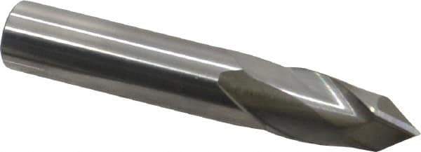 Melin Tool - 1/2" Diam, 1" LOC, 2 Flute, 90° Point Angle, Solid Carbide Drill Mill - Uncoated, 3" OAL, 1/2" Shank Diam - Eagle Tool & Supply