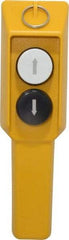 ACI - 2 Operator, Booted Head Pendant Control Station - Momentary Switch, NO/NC Contact - Eagle Tool & Supply