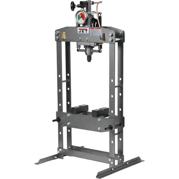 Jet - 5 Ton Hydraulic Shop Press - 4 Inch Stroke - Eagle Tool & Supply