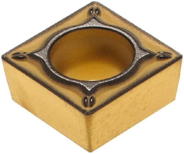 Sumitomo - SCMT32.51 ESU Grade AC700G Carbide Turning Insert - TiC Finish, 90° Square, 3/8" Inscr Circle, 5/32" Thick, 1/64" Corner Radius - Eagle Tool & Supply