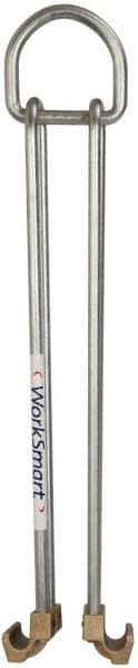 Value Collection - 750 Lb Load Capacity, 750 Gal Horizontal Drum Sling - Brass Wheels - Eagle Tool & Supply