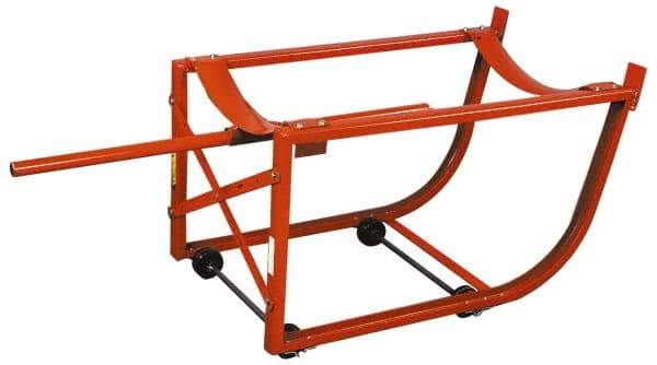 Value Collection - 600 Lb Load Capacity, Tilting Drum Cradle - 19-1/2" Wide x 21" High - Eagle Tool & Supply