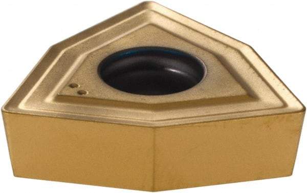 Komet - WOEX120608 13 Grade BK8425 Carbide Indexable Drill Insert - TiAlN/TiN Finish, Trigon, 17.6mm Inscribed Circle - Eagle Tool & Supply