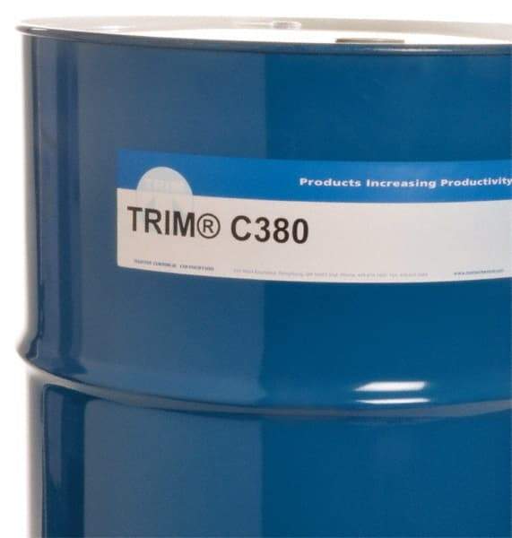 Master Fluid Solutions - Trim C380, 54 Gal Drum Grinding Fluid - Synthetic, For Machining - Eagle Tool & Supply