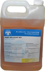 Master Fluid Solutions - Trim MicroSol 485, 1 Gal Bottle Cutting & Grinding Fluid - Semisynthetic, For Machining - Eagle Tool & Supply