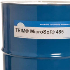 Master Fluid Solutions - Trim MicroSol 485, 54 Gal Drum Cutting & Grinding Fluid - Semisynthetic, For Machining - Eagle Tool & Supply