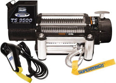 Superwinch - 9,500 Lb Capacity, 95' Cable Length, Automotive Heavy-Duty Recovery Winch - Eagle Tool & Supply