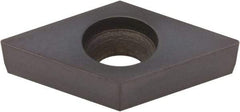 Kennametal - DCGW32.52 S0415MT Grade KB1345 PCBN Turning Insert - Uncoated, 55° Diamond, 3/8" Inscr Circle, 5/32" Thick, 1/32" Corner Radius - Eagle Tool & Supply