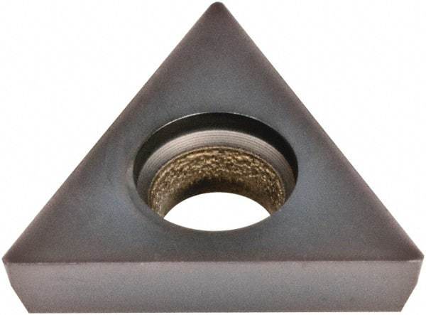 Kennametal - TPGW215 MT Grade KB1630 PCBN Turning Insert - Uncoated, 60° Triangle, 1/4" Inscr Circle, 3/32" Thick, 1/64" Corner Radius - Eagle Tool & Supply
