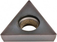 Kennametal - TPGW215 MT Grade KB1630 PCBN Turning Insert - Uncoated, 60° Triangle, 1/4" Inscr Circle, 3/32" Thick, 1/64" Corner Radius - Eagle Tool & Supply