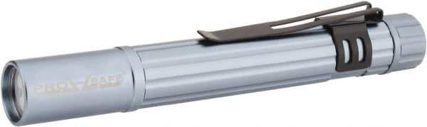 PRO-SAFE - LED Bulb, 8 Lumens, Mini Flashlight - Blue Aluminum Body, 1 AAA Alkaline Battery Not Included - Eagle Tool & Supply