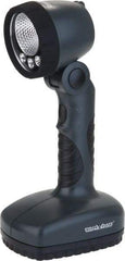 PRO-SAFE - 3 White, 1 Red LED Bulb, 130 Lumens, Hands-free Flashlight - Black Plastic Body, 3 D Alkaline Batteries Not Included - Eagle Tool & Supply