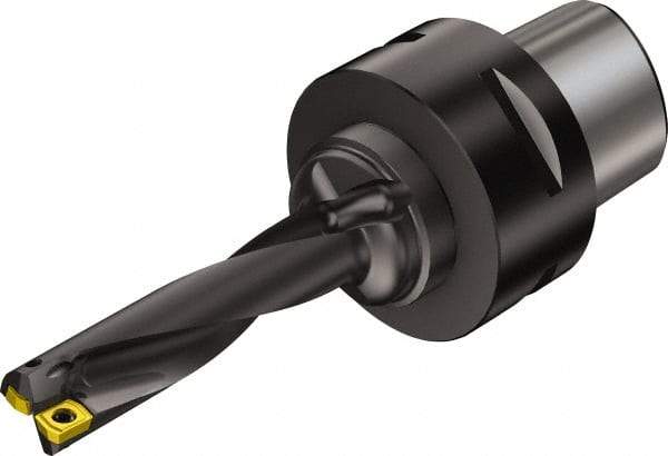 Sandvik Coromant - 44mm Max Drill Depth, 3.03704xD, 13.5mm Diam, Indexable Insert Drill - 2 Inserts, C4 Modular Connection Shank - Eagle Tool & Supply