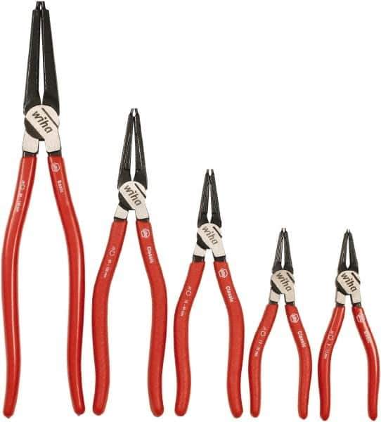 Wiha - 5 Piece Retaining Ring Plier Set - Comes in Box - Eagle Tool & Supply