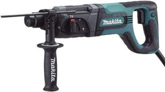 Makita - 120 Volt 1" SDS Plus Chuck Electric Rotary Hammer - 0 to 4,500 BPM, 0 to 1,100 RPM, Reversible - Eagle Tool & Supply