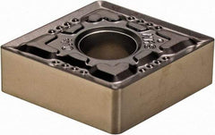 Walter - CNMG431 NMS Grade WSM10 Carbide Turning Insert - TiAlN/Al2O3/ZrCN Finish, 80° Diamond, 1/2" Inscr Circle, 3/16" Thick, 1/64" Corner Radius - Eagle Tool & Supply