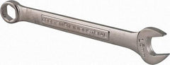 Craftsman Industrial - 15mm 6 Point Combination Wrench - 8" OAL, Steel, Satin Finish - Eagle Tool & Supply