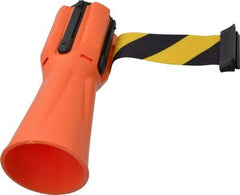 Tensator - 9" High Plastic Tensacone Topper - Orange - Eagle Tool & Supply