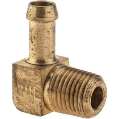 Eaton - 1/4 Barbed Thread 90° Male Elbow - Brass - Eagle Tool & Supply