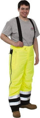 OccuNomix - Size 2XL, Black & Yellow, Rain Pants - 3 Pockets - Eagle Tool & Supply