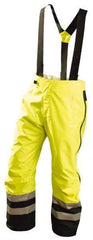 OccuNomix - Size XL, Black & Yellow, Rain Pants - 3 Pockets - Eagle Tool & Supply