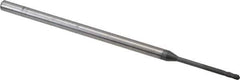 Niagara Cutter - 1/16" Diam, 3/16" LOC, 4 Flute Solid Carbide Ball End Mill - Diamond Finish, Single End, 3" OAL, 1/8" Shank Diam, Spiral Flute - Eagle Tool & Supply