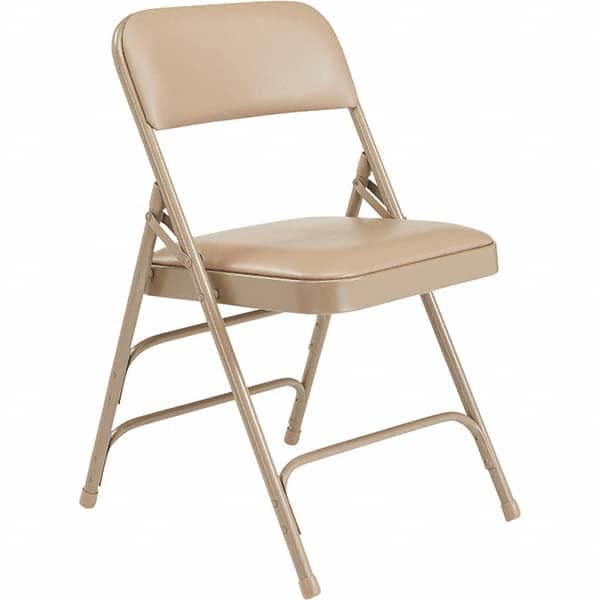 National Public Seating - Folding Chairs Pad Type: Folding Chair w/Vinyl Padded Seat Material: Vinyl; Steel - Eagle Tool & Supply
