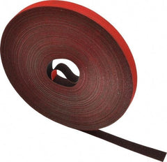 VELCRO Brand - 1/2" Wide x 25 Yd Long Self Fastening Tie/Strap Hook & Loop Roll - Continuous Roll, Red, Printable Surface - Eagle Tool & Supply