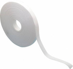 VELCRO Brand - 5/8" Wide x 25 Yd Long Self Fastening Tie/Strap Hook & Loop Roll - Continuous Roll, White, Printable Surface - Eagle Tool & Supply