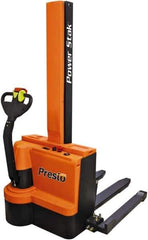 Presto Lifts - 2,200 Lb Capacity, 62" Lift Height, Battery Operated Power Stocker Lift - Eagle Tool & Supply