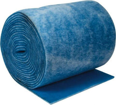 Made in USA - 90' Long x 36" Wide x 1" Thick Polyester Media Air Filter Media Roll - MERV 7, 86% Arrestance Efficiency, 500 FPM Max Air Flow, 0.14" wpg Init Resist, 1" wpg Final Resist, Use with Any Unit - Eagle Tool & Supply