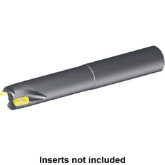 Kennametal - 3/4" Cut Diam, 0.58" Max Depth of Cut, 3/4" Shank Diam, 8" OAL, Indexable Square Shoulder End Mill - EC14.., EP14.. Inserts, Cylindrical Shank, 0° Lead Angle, Through Coolant - Eagle Tool & Supply