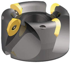 Kennametal - 3 Inserts, 1.392" Cut Diam, 3/4" Arbor Diam, 0.49" Max Depth of Cut, Indexable Square-Shoulder Face Mill - 0/90° Lead Angle, 1-3/4" High, LFEW 353... Insert Compatibility, Series RPF - Eagle Tool & Supply