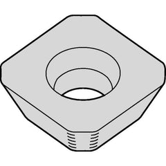 Kennametal - SEHW43 Grade K68 Carbide Milling Insert - Uncoated, 0.188" Thick, 1/2" Inscribed Circle, 1mm Corner Radius - Eagle Tool & Supply