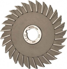 Made in USA - 7" Diam x 1/2" Width of Cut, 28 Teeth, High Speed Steel Side Milling Cutter - Straight Teeth, Uncoated - Eagle Tool & Supply