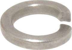 Value Collection - M5, 5.1mm ID, 1.6mm Thick High Collar Split Lock Washer - 18-8 Austenitic Grade A2 Stainless Steel, Uncoated, 5.1mm Min ID, 5.4mm Max ID, 8.8mm Max OD - Eagle Tool & Supply