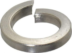 Value Collection - M8, 8.1mm ID, 2mm Thick High Collar Split Lock Washer - 18-8 Austenitic Grade A2 Stainless Steel, Uncoated, 8.1mm Min ID, 8.5mm Max ID, 12.7mm Max OD - Eagle Tool & Supply