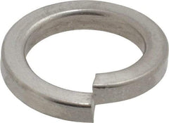 Value Collection - M14, 14.2mm ID, 3mm Thick High Collar Split Lock Washer - 18-8 Austenitic Grade A2 Stainless Steel, Uncoated, 14.2mm Min ID, 14.7mm Max ID, 21.1mm Max OD - Eagle Tool & Supply