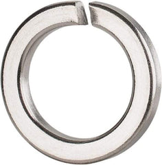 Value Collection - M20, 20.2mm ID, 4.5mm Thick High Collar Split Lock Washer - 18-8 Austenitic Grade A2 Stainless Steel, Uncoated, 20.2mm Min ID, 21.2mm Max ID, 30.6mm Max OD - Eagle Tool & Supply