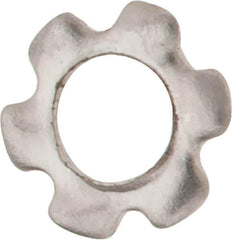 Value Collection - M2 Screw, 2.2mm ID, Stainless Steel External Tooth Lock Washer - 4.5mm OD, Uncoated, Grade 18-8 & Austenitic A2 - Eagle Tool & Supply