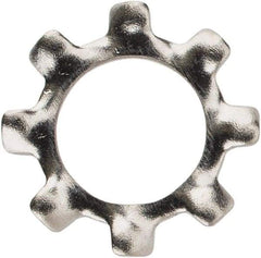 Value Collection - M5 Screw, 5.3mm ID, Stainless Steel External Tooth Lock Washer - 10mm OD, Uncoated, Grade 18-8 & Austenitic A2 - Eagle Tool & Supply