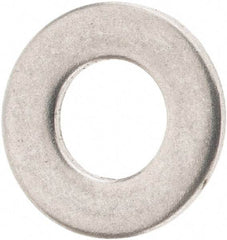 Value Collection - M4 Screw, Grade 316 Stainless Steel Standard Flat Washer - 4.3mm ID x 9mm OD, Plain Finish - Eagle Tool & Supply