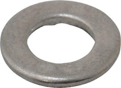 Value Collection - M5 Screw, Grade 316 Stainless Steel Standard Flat Washer - 5.3mm ID x 10mm OD, Plain Finish - Eagle Tool & Supply