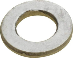 Value Collection - M6 Screw, Grade 316 Stainless Steel Standard Flat Washer - 6.4mm ID x 12mm OD, Plain Finish - Eagle Tool & Supply