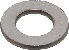 Value Collection - M10 Screw, Grade 316 Stainless Steel Standard Flat Washer - 10.5mm ID x 20mm OD, Plain Finish - Eagle Tool & Supply