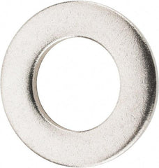 Value Collection - M12 Screw, Grade 316 Stainless Steel Standard Flat Washer - 13mm ID x 24mm OD, Plain Finish - Eagle Tool & Supply