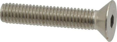 Value Collection - 3/8-16 UNC Hex Socket Drive, 82° Flat Screw - Grade 316 Stainless Steel, Fully Threaded, 2" OAL - Eagle Tool & Supply