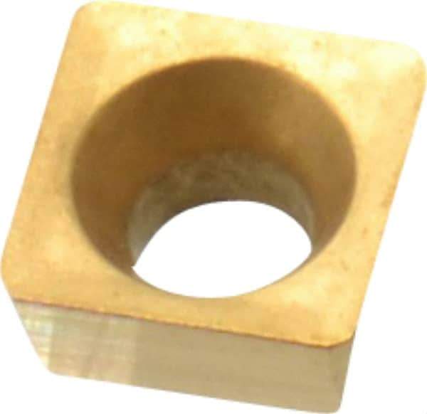 Interstate - SPEH222 Grade ICP55M Carbide Milling Insert - TiN/TiC/TiCN/TiN Finish, 1/8" Thick, 1/4" Inscribed Circle, 1/32" Corner Radius - Eagle Tool & Supply