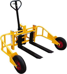 Vestil - 2,000 Lb Capacity, 9" Lift Industrial Pallet Truck - 3" Min Lift Height, 32" Fork Length x 4" Fork Width, 63-3/4" Overall Width - Eagle Tool & Supply
